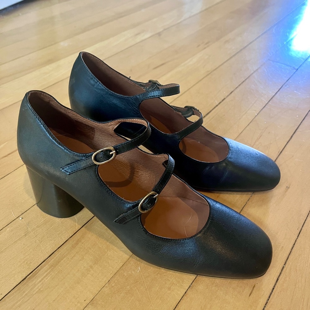 Sessun Rosemary Leather Pumps 37 - Picture 6 of 7